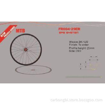 29er Monocoque Carbon Bike Wheelset  , Novatec D711 hub Cli